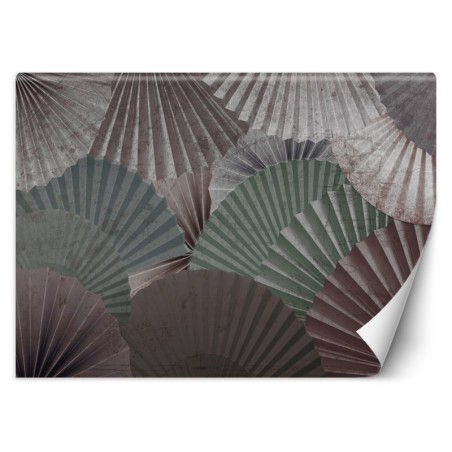 Fototapete - Japanischer Fan Abstrakt | Feeby