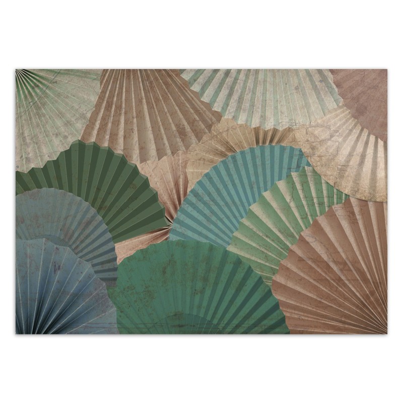 Fototapete - Fan Orient Abstrakt Bunt | Feeby