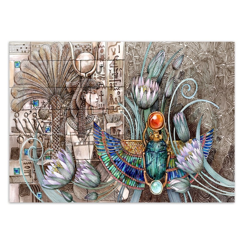 Moderne Fototapete - Ägypten Pharao Skarabäus | Feeby