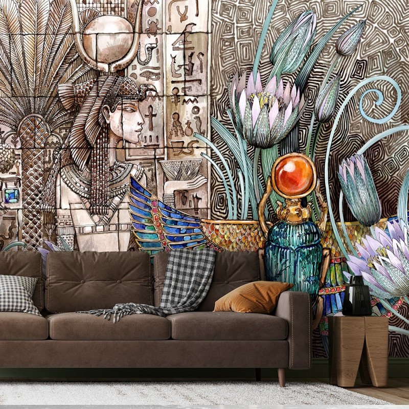 Moderne Fototapete - Ägypten Pharao Skarabäus | Feeby