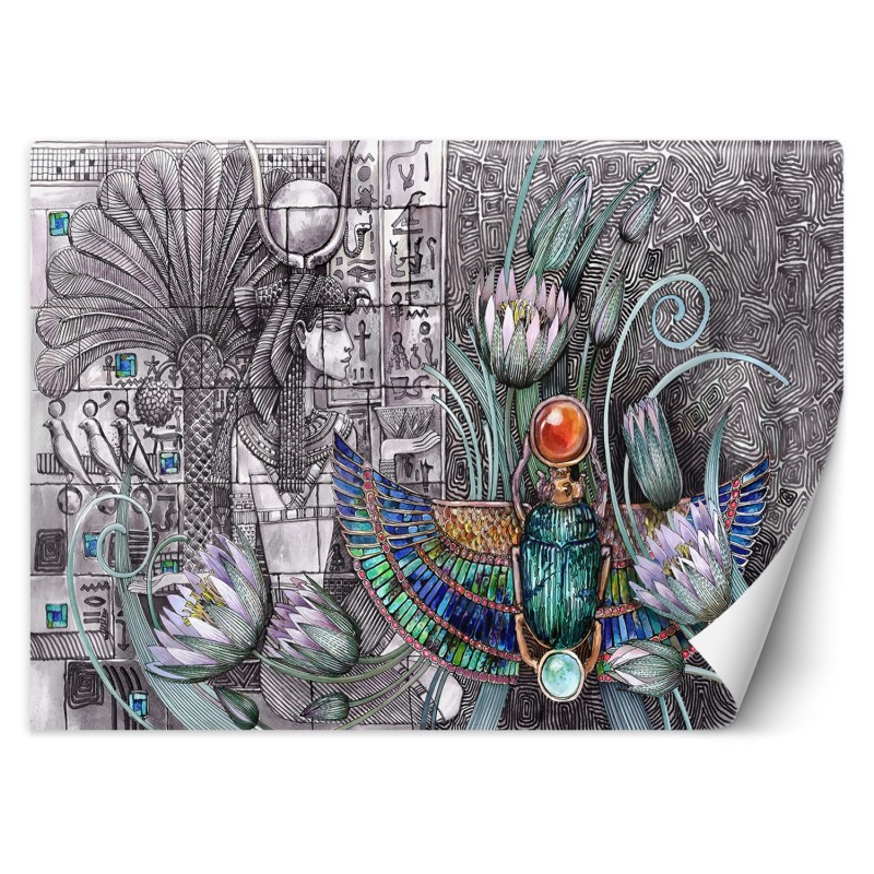 Modische Fototapete - 3D Ägypten Pharao Abstrakt | Feeby