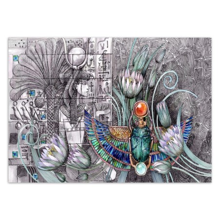 Modische Fototapete - 3D Ägypten Pharao Abstrakt | Feeby