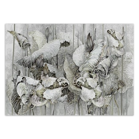 Moderne Fototapete - Lotos Blumen Pflanzen Blatt | Feeby