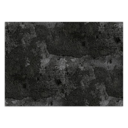 Fototapete - Alte Stein Betonwand Schwarz | Feeby