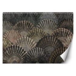 Modische Fototapete - Luxuriöse Fans Abstrakt | Feeby