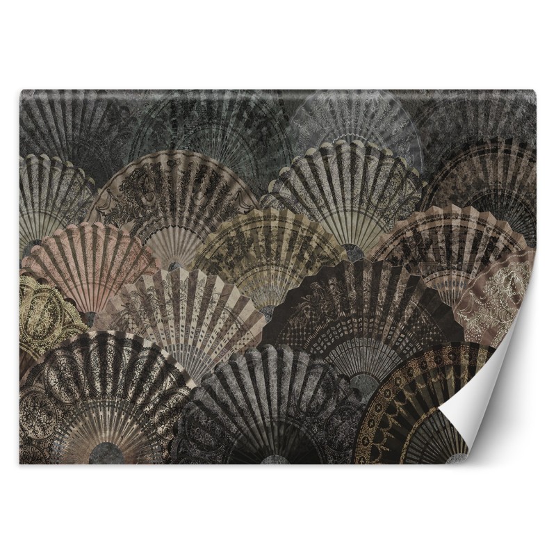 Modische Fototapete - Luxuriöse Fans Abstrakt | Feeby