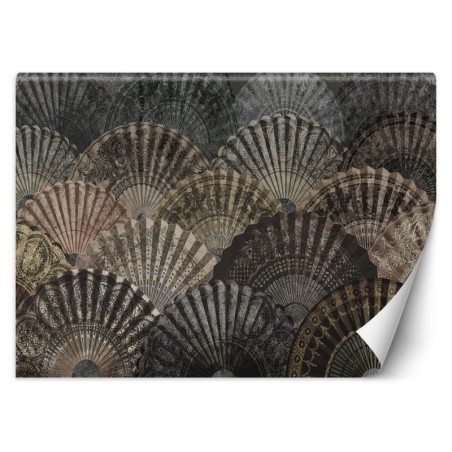 Modische Fototapete - Luxuriöse Fans Abstrakt | Feeby