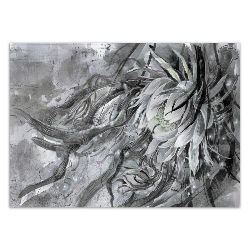 Fototapete - Blumem Seerose Pflanzen Natur Blau | Feeby