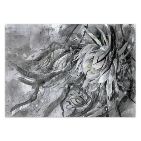 Fototapete - Blumem Seerose Pflanzen Natur Blau | Feeby