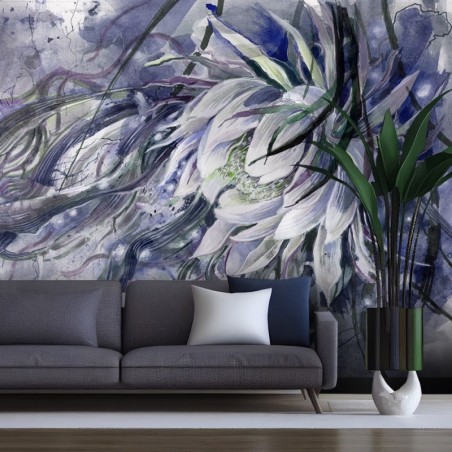 Moderne Fototapete - Blume der Königin der Nacht | Feeby