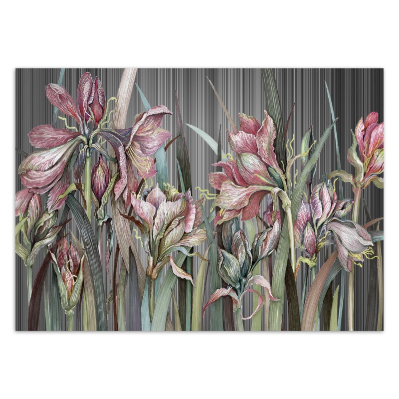 Fototapete - Zarte Iris Blumen Natur Pflanzen | Feeby