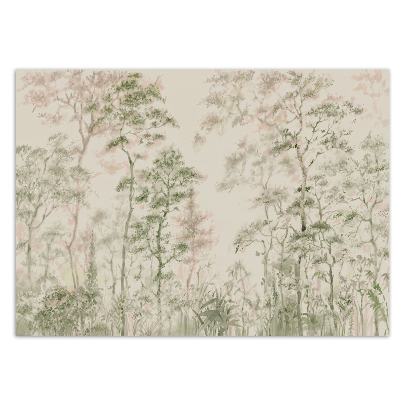 Modische Fototapete - Bäume Landschaft Natur | Feeby