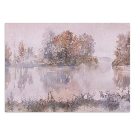 Fototapete - Baum Seeblick Landschaft Aquarell | Feeby