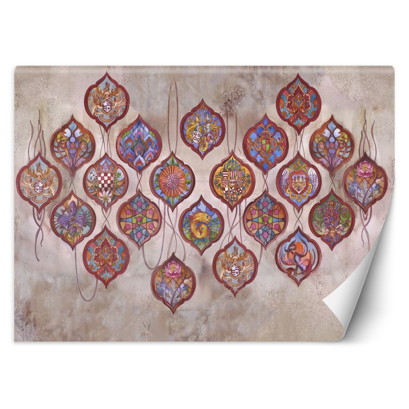 Moderne Fototapete - Wappen Collection Abstrakt | Feeby