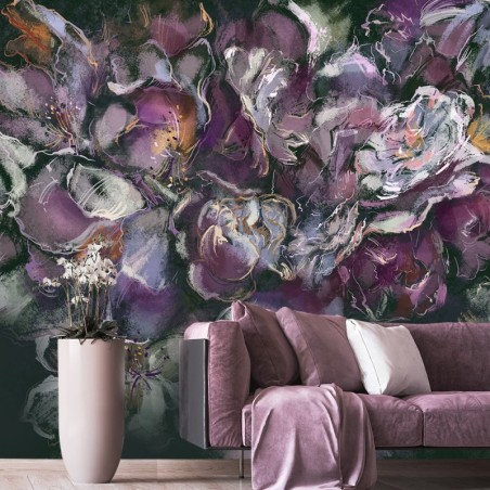 Fototapete - Iris Blumem Natur Viollet | Feeby