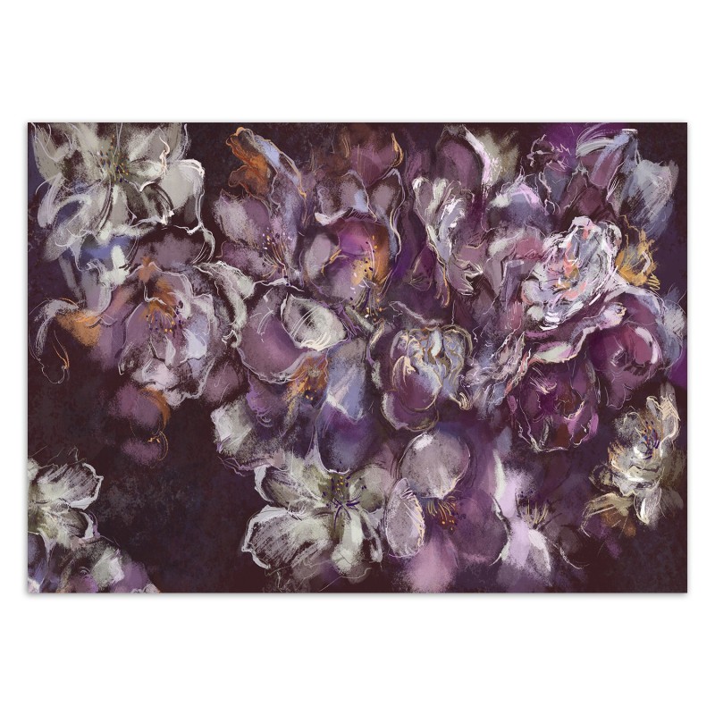 Fototapete - Lila Iris Blumem Pflanzen Natur | Feeby