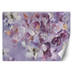 Fototapete - Iris Blumem Pflanzen Natur Lila | Feeby