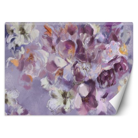 Fototapete - Iris Blumen Lila Viollet | Feeby