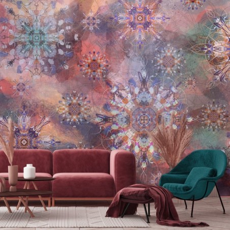 Fototapete - Mosaik Textur Abstrakt Vintage | Feeby