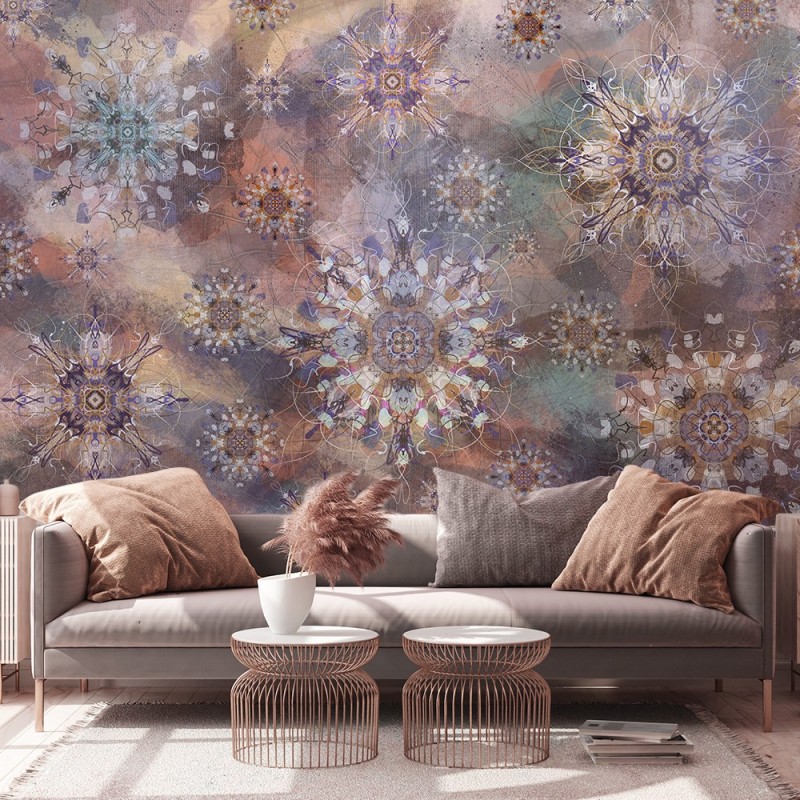 Fototapete - Mosaik Abstrakt Bunt | Feeby