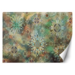 Stilvolle Fototapete - Mosaik Sterne Abstrakt | Feeby