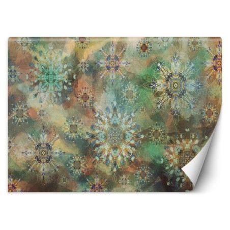 Stilvolle Fototapete - Mosaik Sterne Abstrakt | Feeby