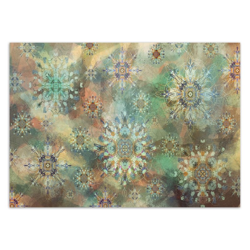 Stilvolle Fototapete - Mosaik Sterne Abstrakt | Feeby