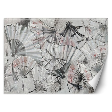 Stylowe fototapety na ścianę - Japońskie wachlarze | FEEBY