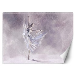 Fototapete - Ballerina Tänzerin wie gemalt Lila Viollet | Feeby