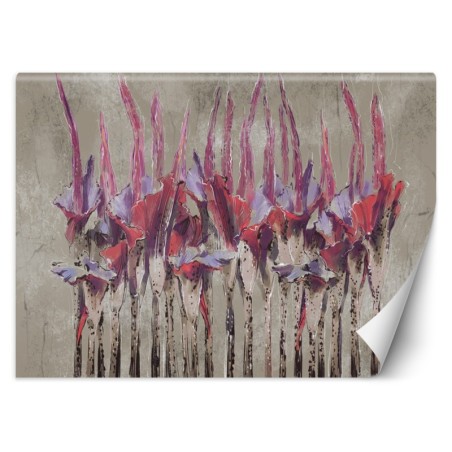 Stilvolle Fototapete - Pflanzen Blumen Abstrakt Rosa | Feeby