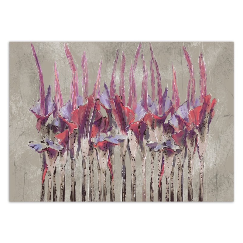 Stilvolle Fototapete - Pflanzen Blumen Abstrakt Rosa | Feeby