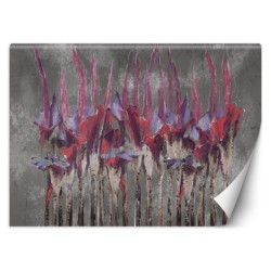 Fototapete - Abstrakt Pflanzen Blumen wie gemalt | Feeby