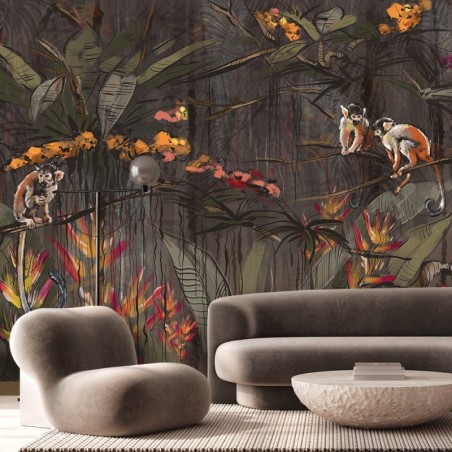 Oryginalne fototapety - Małpy w dżungli | FEEBY