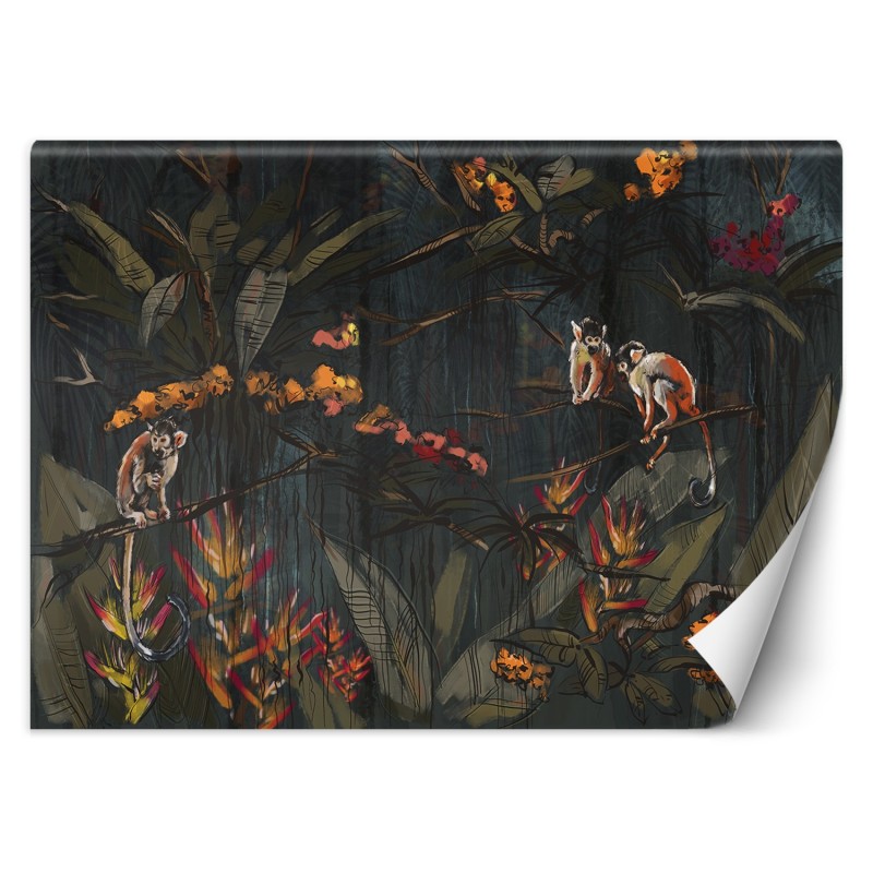 Fototapete - Affen im Dschungel | Feeby