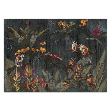 Fototapete - Affen im Dschungel | Feeby