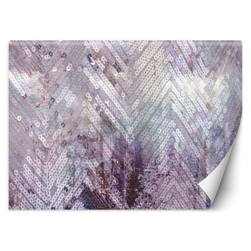 Fototapete - Abstraktion Lila 3D Effekt | Feeby