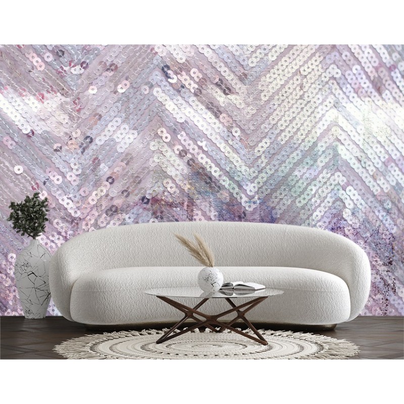 Fototapete - Abstraktion Lila 3D Effekt | Feeby