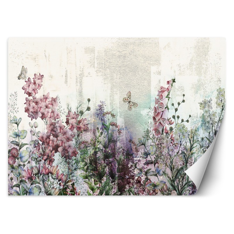 Moderne Fototapete - Blumen Pflanzen Natur Bunt | Feeby
