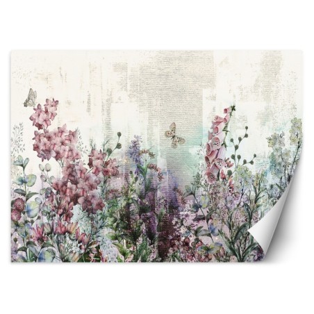 Moderne Fototapete - Blumen Pflanzen Natur Bunt | Feeby