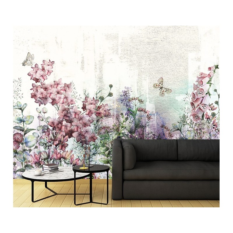 Moderne Fototapete - Blumen Pflanzen Natur Bunt | Feeby