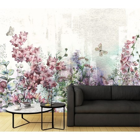 Moderne Fototapete - Blumen Pflanzen Natur Bunt | Feeby