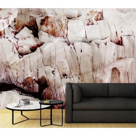 Stilvolle Fototapete - Abstrakt Textur Beige Braun | Feeby