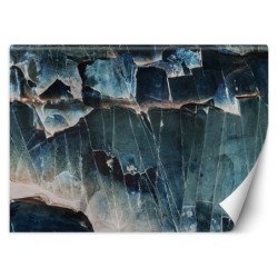 Fototapete - Marmor 3D Abstrakt Textur Blau | Feeby