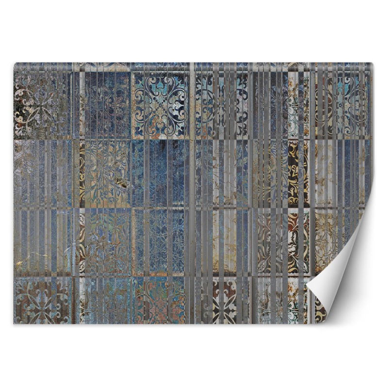 Fototapete - Orientalische Mandalas Blau | Feeby