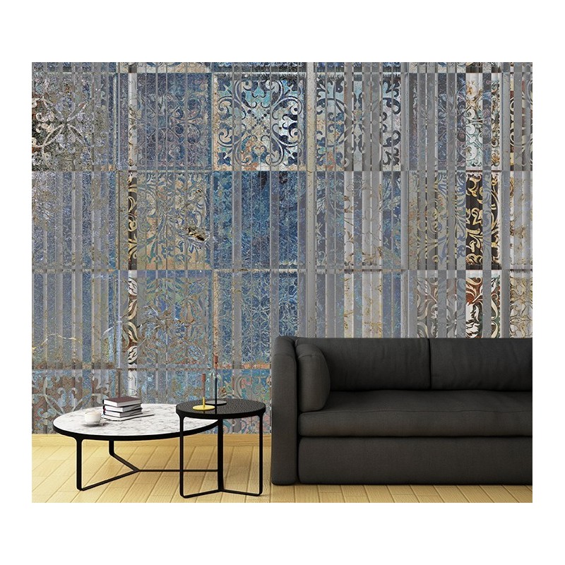 Fototapete - Orientalische Mandalas Blau | Feeby