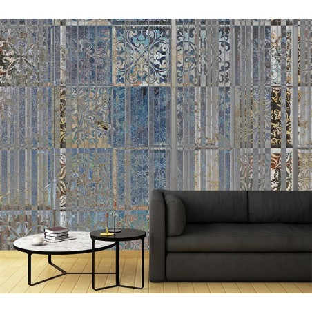 Fototapete - Orientalische Mandalas Blau | Feeby