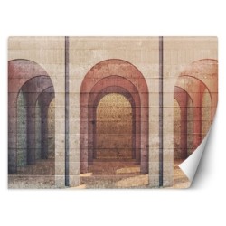 Stilvolle Fototapete - Säulen Mandala Architektur | Feeby