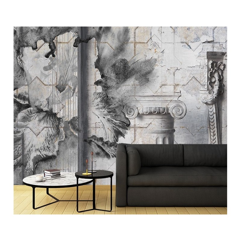 Fototapete - Säulen Beton Architektur 3D | Feeby