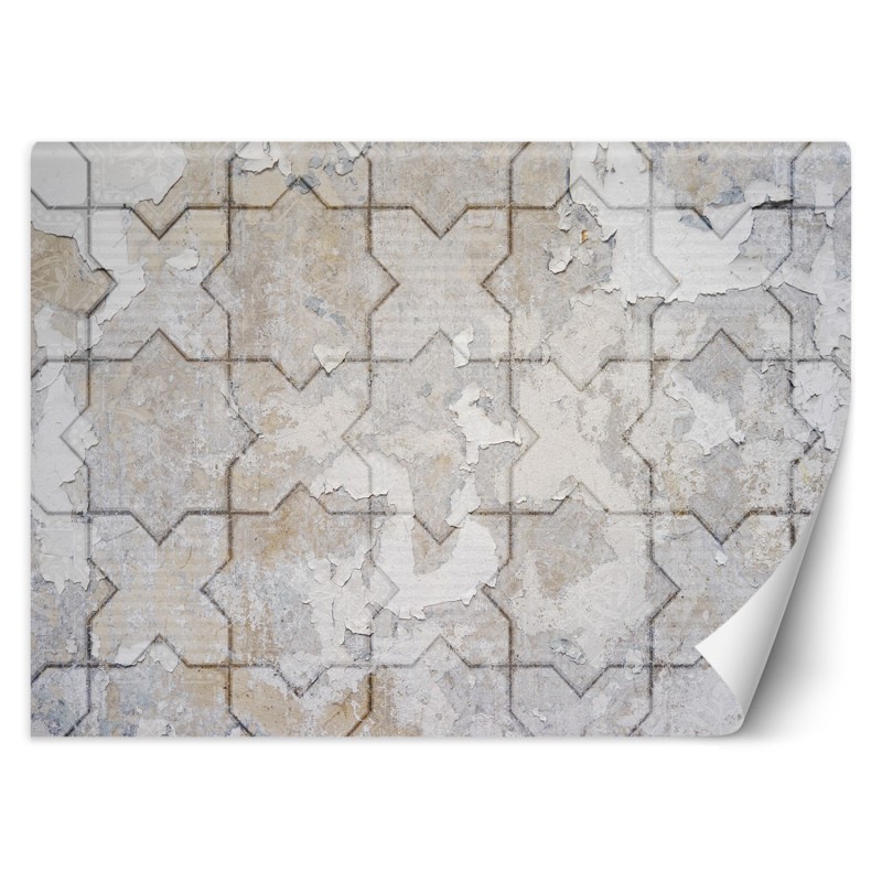 Moderne Fototapete - Betonoptik alte Wand | Feeby