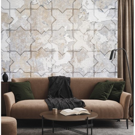 Moderne Fototapete - Betonoptik alte Wand | Feeby